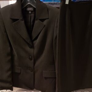 Kasper 2 Petite Charcoal Suit NWT